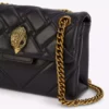 KURT GEIGER LONDON Mini Kensington Quilted Leather Cross-body Bag For Womens Black/comb -KURT GEIGERLONDON Sales unnamed file 1