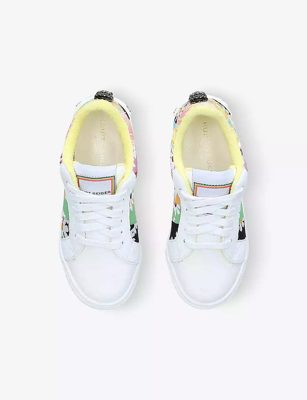 KURT GEIGER LONDON Mini Lexi Leather Low-top Trainers 6-7 Years Mult/other 4 KURT GEIGER LONDON Mini Lexi Leather Low-top Trainers 6-7 Years Mult/other - Image 2