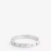 KURT GEIGER LONDON Crystal-embellished Eagle-head Brass Bangle For Womens Silver -KURT GEIGERLONDON Sales unnamed file 102