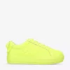 KURT GEIGER LONDON Laney Eagle Drench Leather Trainers For Womens Yellow -KURT GEIGERLONDON Sales unnamed file 1059