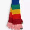 KURT GEIGER LONDON Rainbow Stripe Cotton-blend Gloves For Womens Mult/other -KURT GEIGERLONDON Sales unnamed file 1065