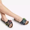KURT GEIGER LONDON Ozark Rainbow-chain Leather Slides For Womens Black 12 KURT GEIGER LONDON Ozark Rainbow-chain Leather Slides For Womens Black -KURT GEIGERLONDON Sales unnamed file 1099