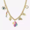 KURT GEIGER LONDON Be Kind Gold-tone Brass Multi-charms Necklace For Womens -KURT GEIGERLONDON Sales unnamed file 1108