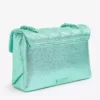 KURT GEIGER LONDON Kensington Drench Quilted Leather Shoulder Bag For Womens Green -KURT GEIGERLONDON Sales unnamed file 1129