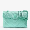 KURT GEIGER LONDON Kensington Drench Quilted Leather Shoulder Bag For Womens Green -KURT GEIGERLONDON Sales unnamed file 1131