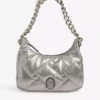 KURT GEIGER LONDON Kensington Soft Hobo Quilted Metallic Leather Shoulder Bag For Womens Gunmetal 11 KURT GEIGER LONDON Kensington Soft Hobo Quilted Metallic Leather Shoulder Bag For Womens Gunmetal -KURT GEIGERLONDON Sales unnamed file 1141