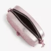 KURT GEIGER LONDON Kensington Crystal-embellished Metallic-leather Cross-body Camera Bag For Womens Pink -KURT GEIGERLONDON Sales unnamed file 1145