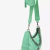 KURT GEIGER LONDON Quilted Recycled-nylon Cross-body Bag For Womens Green -KURT GEIGERLONDON Sales unnamed file 1148