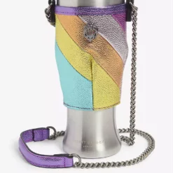 KURT GEIGER LONDON Chain-strap Cross-body Wine Glass Holder For Womens Mult/other