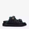 KURT GEIGER LONDON Orson Faux Fur-lined Quilted Faux-leather Sliders For Womens Blk/green 2 KURT GEIGER LONDON Orson Faux Fur-lined Quilted Faux-leather Sliders For Womens Blk/green -KURT GEIGERLONDON Sales unnamed file 1178