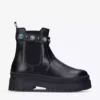 KURT GEIGER LONDON Sawyer Embellished Leather Chelsea Boots For Womens Black -KURT GEIGERLONDON Sales unnamed file 1198