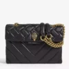 KURT GEIGER LONDON Kensington X Leather Shoulder Bag For Womens Black Gld -KURT GEIGERLONDON Sales unnamed file 120