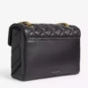 KURT GEIGER LONDON Kensington X Leather Shoulder Bag For Womens Black Gld -KURT GEIGERLONDON Sales unnamed file 122