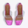 KURT GEIGER LONDON Kensington Sequinned Mules Fuchsia -KURT GEIGERLONDON Sales unnamed file 1231