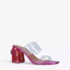 KURT GEIGER LONDON Kensington Sequinned Mules Fuchsia -KURT GEIGERLONDON Sales unnamed file 1232