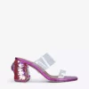 KURT GEIGER LONDON Kensington Sequinned Mules Fuchsia -KURT GEIGERLONDON Sales unnamed file 1234