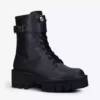 KURT GEIGER LONDON Recycled Wolf Leather Ankle Boots For Womens Black -KURT GEIGERLONDON Sales unnamed file 1247