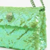 KURT GEIGER LONDON Embellished Chain-strap Shoulder Bag For Womens Green -KURT GEIGERLONDON Sales unnamed file 126