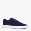 KURT GEIGER LONDON Lexi Stitch-detail Suede Trainers Navy -KURT GEIGERLONDON Sales unnamed file 1267