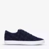 KURT GEIGER LONDON Lexi Stitch-detail Suede Trainers Navy -KURT GEIGERLONDON Sales unnamed file 1269