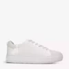 KURT GEIGER LONDON Laney Crocodile-embossed Leather Trainers Bone -KURT GEIGERLONDON Sales unnamed file 1274