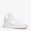 KURT GEIGER LONDON Lane High-top Panelled Faux-leather Trainers Beige -KURT GEIGERLONDON Sales unnamed file 1277