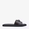 KURT GEIGER LONDON Oscar Eagle-embellished Croc-embossed Leather Sliders Brown 1 KURT GEIGER LONDON Oscar Eagle-embellished Croc-embossed Leather Sliders Brown -KURT GEIGERLONDON Sales unnamed file 1304