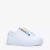 KURT GEIGER LONDON Liviah Embellished Leather Trainers For Womens White/comb -KURT GEIGERLONDON Sales unnamed file 132