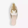 KURT GEIGER LONDON Otter Lobster-embroidered Mules For Womens Bone -KURT GEIGERLONDON Sales unnamed file 1322