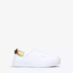 KURT GEIGER LONDON Mini Laney Eagle Leather Platform Trainers 3-7 Years Mult/other