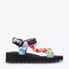 KURT GEIGER LONDON Orion Crystal-embellished Tweed Platform Sandals For Womens Mult/other -KURT GEIGERLONDON Sales unnamed file 1339