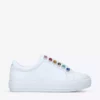 KURT GEIGER LONDON Liviah Embellished Leather Trainers For Womens White/comb -KURT GEIGERLONDON Sales unnamed file 134