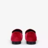 KURT GEIGER LONDON Hugh Eagle Duchess Embellished Velvet Loafers For Womens Red -KURT GEIGERLONDON Sales unnamed file 1368