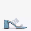 KURT GEIGER LONDON Party Embellished Mules Blue -KURT GEIGERLONDON Sales unnamed file 1371