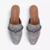 KURT GEIGER LONDON Chelsea Stud-embellished Leather Mules For Womens Silver -KURT GEIGERLONDON Sales unnamed file 1402
