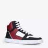 KURT GEIGER LONDON Lane High-top Panelled Faux-leather Trainers For Womens Blk/red 9 KURT GEIGER LONDON Lane High-top Panelled Faux-leather Trainers For Womens Blk/red -KURT GEIGERLONDON Sales unnamed file 1408