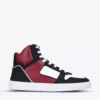 KURT GEIGER LONDON Lane High-top Panelled Faux-leather Trainers For Womens Blk/red 11 KURT GEIGER LONDON Lane High-top Panelled Faux-leather Trainers For Womens Blk/red -KURT GEIGERLONDON Sales unnamed file 1410