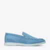 KURT GEIGER LONDON Hugo Quilted Suede Loafers Blue -KURT GEIGERLONDON Sales unnamed file 1416