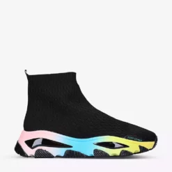 KURT GEIGER LONDON Lettie Knitted Sock Trainers Blk/other