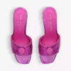 KURT GEIGER LONDON Kensington Metallic Leather Mules For Womens Fushia Cmb 8 KURT GEIGER LONDON Kensington Metallic Leather Mules For Womens Fushia Cmb -KURT GEIGERLONDON Sales unnamed file 1484