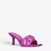 KURT GEIGER LONDON Kensington Metallic Leather Mules For Womens Fushia Cmb 9 KURT GEIGER LONDON Kensington Metallic Leather Mules For Womens Fushia Cmb -KURT GEIGERLONDON Sales unnamed file 1485