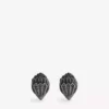 KURT GEIGER LONDON Eagle Silver-tone Brass Earrings For Womens Gunmetal -KURT GEIGERLONDON Sales unnamed file 150