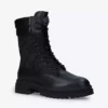 KURT GEIGER LONDON Bear Eagle-embellished Quilted Leather And Nylon Combat Boots Black 9 KURT GEIGER LONDON Bear Eagle-embellished Quilted Leather And Nylon Combat Boots Black -KURT GEIGERLONDON Sales unnamed file 1530