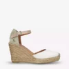 KURT GEIGER LONDON Monty Leather And Raffia Wedge Sandals For Womens Bone 2 KURT GEIGER LONDON Monty Leather And Raffia Wedge Sandals For Womens Bone -KURT GEIGERLONDON Sales unnamed file 1538
