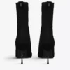 KURT GEIGER LONDON Barbican Drench Ribbed Woven Sock Boots For Womens Black -KURT GEIGERLONDON Sales unnamed file 1551