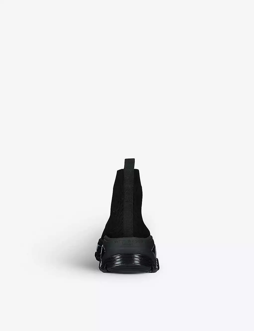 KURT GEIGER LONDON Lettie Knit Drench Sock Trainers For Womens Black 6 KURT GEIGER LONDON Lettie Knit Drench Sock Trainers For Womens Black - Image 4