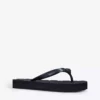 KURT GEIGER LONDON Kensington Q Two-post Rubber Flip Flops For Womens Black 9 KURT GEIGER LONDON Kensington Q Two-post Rubber Flip Flops For Womens Black -KURT GEIGERLONDON Sales unnamed file 1585