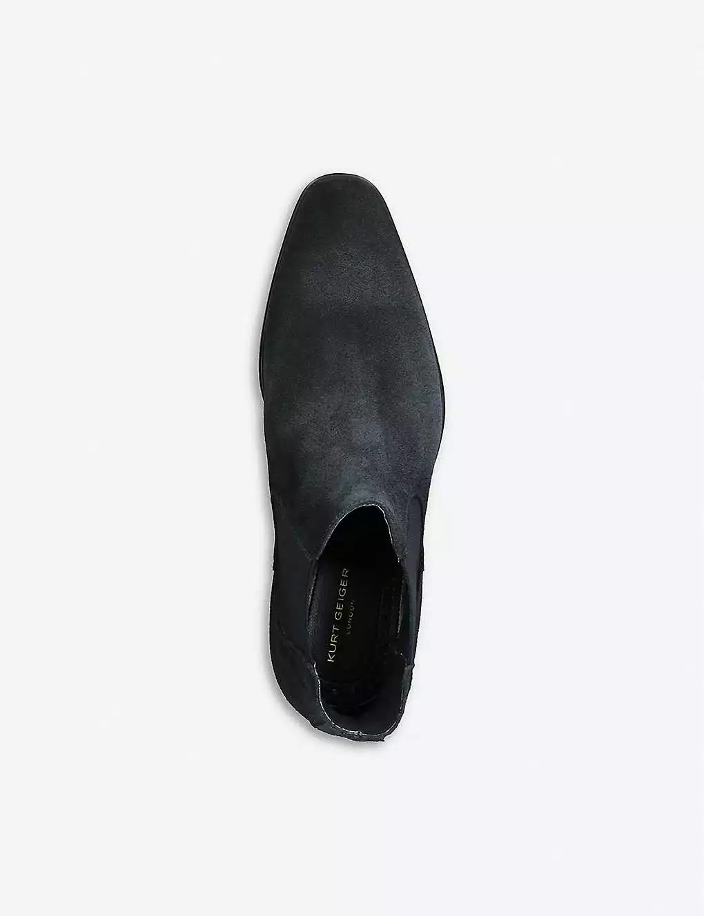 KURT GEIGER LONDON Frederick Suede Chelsea Boots Navy 3 KURT GEIGER LONDON Frederick Suede Chelsea Boots Navy