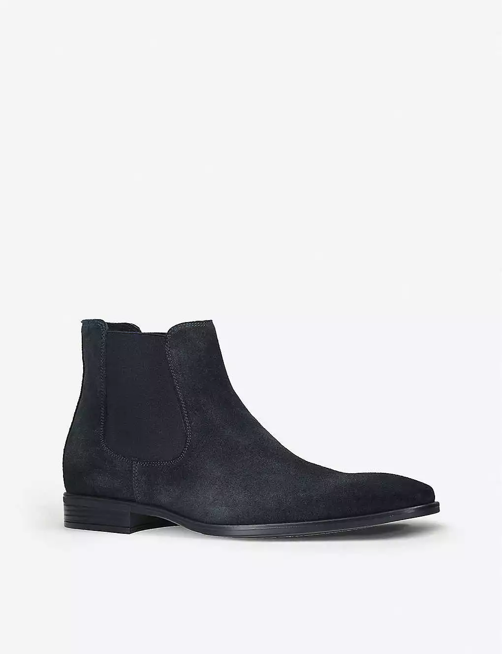 KURT GEIGER LONDON Frederick Suede Chelsea Boots Navy 4 KURT GEIGER LONDON Frederick Suede Chelsea Boots Navy - Image 2