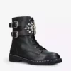 KURT GEIGER LONDON Stoop Leather Biker Boots For Womens Black -KURT GEIGERLONDON Sales unnamed file 1609